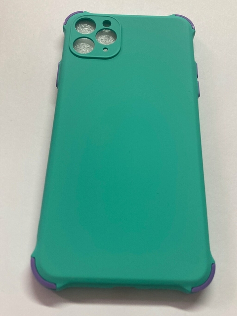 iPhone 11 pro Max funda antishock color con felpa interior Aqua