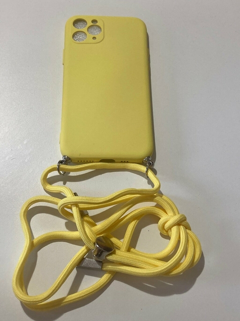 iPhone 11 Pro MAX funda silicone case HANG Amarilla