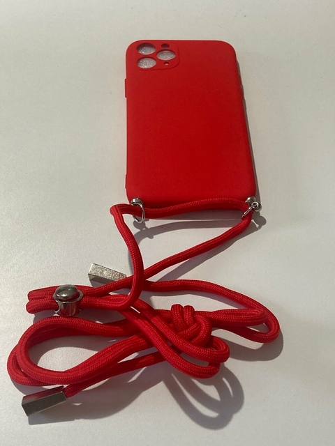 iPhone 11 Pro funda silicone case HANG Roja