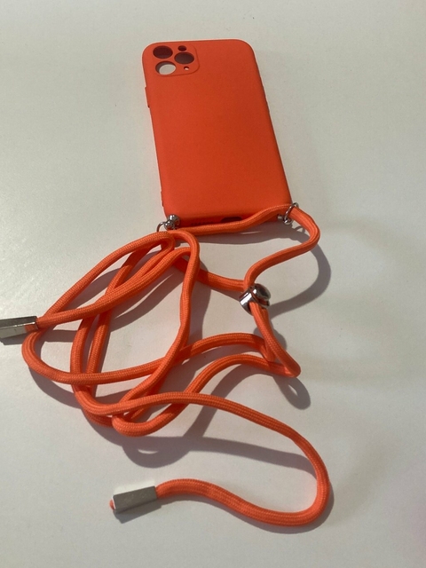 iPhone 11 Pro MAX funda silicone case HANG Naranja