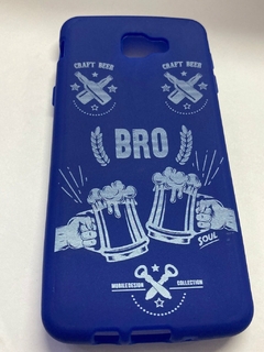 Sams J5 Prime Funda Tpu Silicona diseños Beer Bro