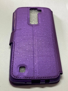 LG K8 Funda Libro Book Cover Violeta - comprar online