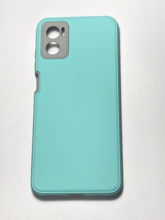 Moto E22 = E22i Funda Reforzada soft mate lisas Aqua