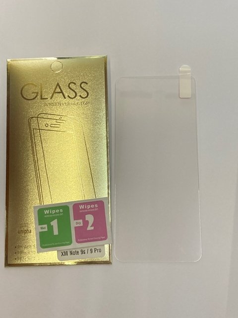 Xiaomi Note 9s - note 9 pro - note 9 pro max vidrio templado glass
