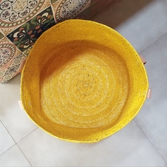 Cesto Amarelo Carnauba - Sambaki Brasil