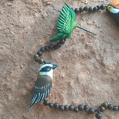 Terço São Francisco Aves Marrom - Sambaki Brasil