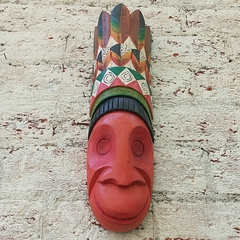 Máscara Cocar Tikuna na internet