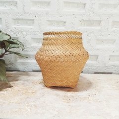 Cachepot Tikuna 15cm alt AM - Sambaki Brasil