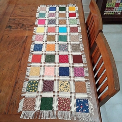 Caminho De Mesa Patchwork 1M Al