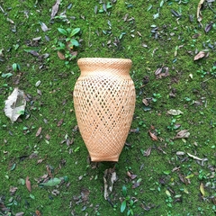 Vaso 35Cm Cru Arumã