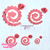 Recorte de feltro - Rosa Espiral Tradicional - comprar online