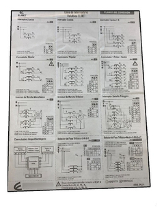 Llave Interruptor Tripolar 3 Polos 20a Elibet 0-1 Panel - tienda online