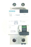 Disyuntor Diferencial Bipolar Siemens 2x16a 10ma Sensible