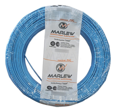 Cable Unipolar 1x1mm Celeste 100m Clase 5 Iram Marlew