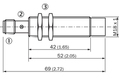 Sensor Inductivo Sick Sn 8mm M18 Pnp - comprar online