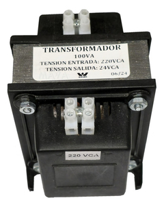 Transformador Trafo 220v A 24v Potencia 100w Con Bornera - comprar online