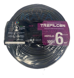 Cable Unipolar Trefilcon 1x6mm 100mt Certificado Normalizado