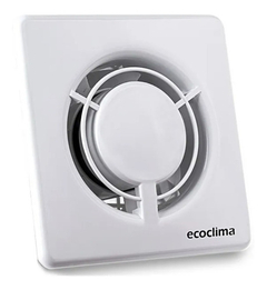 Extractor De Baño Ecoclima 18x18 Cm Blanco 6 - comprar online