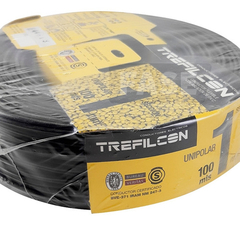 Rollo Cable 1mm Negro Unipolar 100m Trefilcon Norma Iram - comprar online