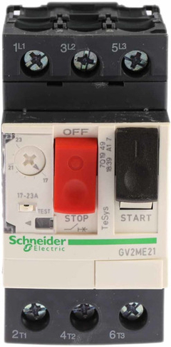 Guardamotor Trifasico Schneider 17-23a Gv2me21