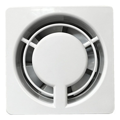 Extractor De Baño Ecoclima 18x18 Cm Blanco 6