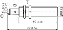 Sensor Inductivo Rasante C/cable Sick Sn 8mm M18 Pnp - comprar online