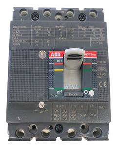 Interruptor Compacto Termica 4x 50a 18ka Abb