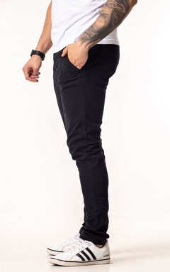 Calça Jeans Masculina Básica Tradicional Com Elastano Preto na internet