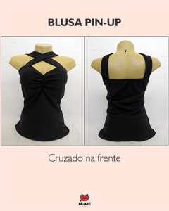 BLUSA PIN-UP PRETA - comprar online