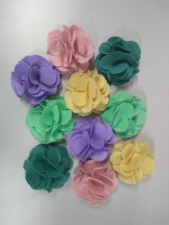 Flor para cabelo diversas cores - comprar online