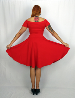 VESTIDO BARDOT - VERMELHO - comprar online