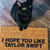 Capacho: I hope you like Taylor Swift - tapete em fibra natural de coco (70x40) - comprar online