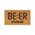 Capacho: beer o'clock - Tapete em fibra natural de coco (70x40)