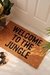 Capacho personalizado: Welcome to the jungle - tapete em fibra natural de coco