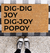 Capacho personalizado: Dig-dig joy dig-joy popoy - tapete em fibra natural de coco