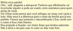 LACRADO - Chloé L´Eau Eau de Toilette - CHLOÉ - PRAZO DE POSTAGEM DIFERENTE, leia a descrição! na internet