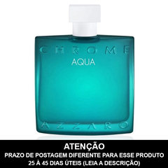 LACRADO - Chrome Aqua Eau de Toilette - AZZARO - PRAZO DE POSTAGEM DIFERENTE, leia a descrição!