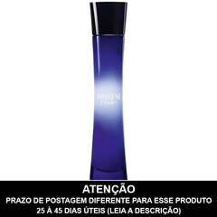 LACRADO - Armani Code for Women Eau de Parfum - GIORGIO ARMANI - PRAZO DE POSTAGEM DIFERENTE, leia a descrição!