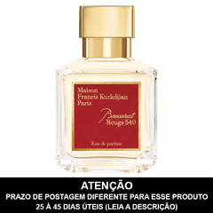 LACRADO - Baccarat Rouge 540 Eau de Parfum - MAISON - PRAZO DE POSTAGEM DIFERENTE, leia a descrição!