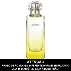 LACRADO - Le Jardin de Monsieur Li Eau de Toilette - HERMÈS - PRAZO DE POSTAGEM DIFERENTE, leia a descrição!