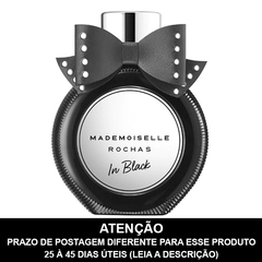 LACRADO - Mademoiselle Rochas In Black Eau de Parfum - ROCHAS - PRAZO DE POSTAGEM DIFERENTE, leia a descrição!