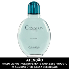 LACRADO - Obsession for Men Summer Eau de Toilette - CALVIN KLEIN - PRAZO DE POSTAGEM DIFERENTE, leia a descrição!