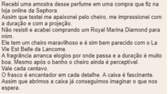 DECANTÃO - Royal Marina Diamond edp - MARINA DE BOURBON - Mac Decants