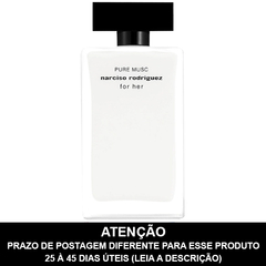 LACRADO - Pure Musc For Her Eau de Parfum - NARCISO RODRIGUEZ - PRAZO DE POSTAGEM DIFERENTE, leia a descrição!