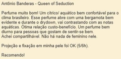 DECANT NO FRASCO - Queen Of Seduction edt - ANTONIO BANDERAS - loja online