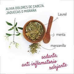 BLEND DE YERBA MATE ORGÁNICA "SE ME ESTALLA LA CABEZA" CON MANZANILLA, MENTA Y LAUREL BOLSA 350 GR - comprar online