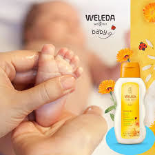 Aceite Para Bebé De Caléndula Weleda Natural Piel Delicada - comprar online
