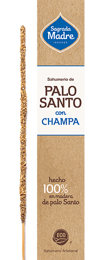 Sahumerios naturales de Palo Santo con Champa caja 8 unidades Sagrada Madre - comprar online