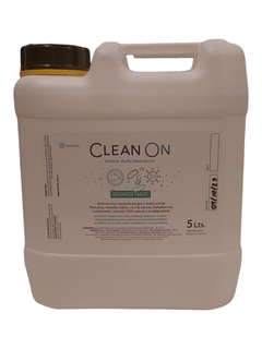 DESINFECTANTE NATURAL BIODEGRADABLE "CLEAN ON" BIDÓN 5 LTS⁸