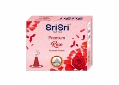 Conos incienso premium de Rosa Sri Sri caja x 14 unidades